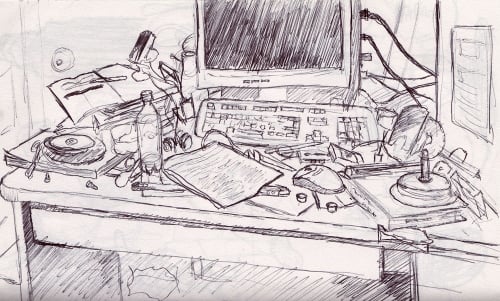 Desk Sketch Desk Sketch