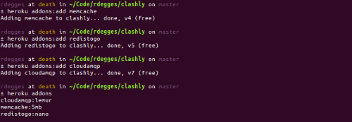Heroku Add-ons Screenshot Heroku Add-ons Screenshot