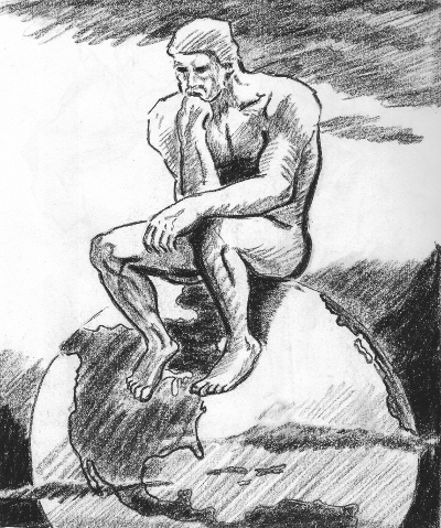 The Thinker Sketch The Thinker Sketch