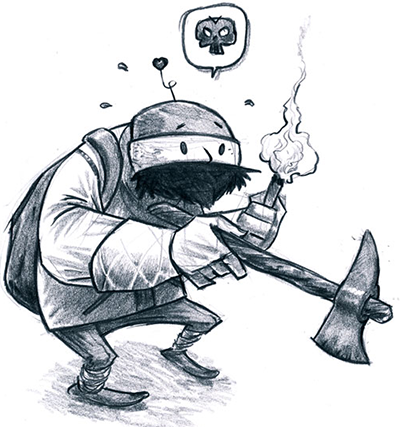 Lumberjack Sketch Lumberjack Sketch