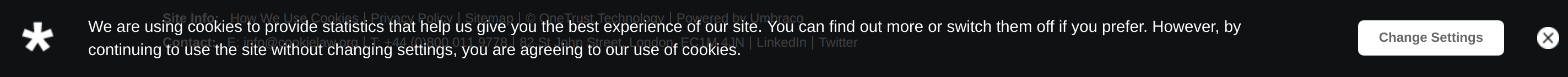 EU Cookie Law Banner EU Cookie Law Banner