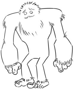 Hulking Yeti Sketch