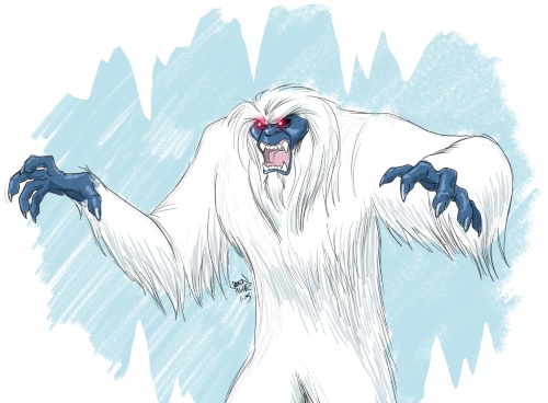 Monstrous Yeti Sketch Monstrous Yeti Sketch
