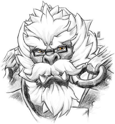 Wise Yeti Sketch