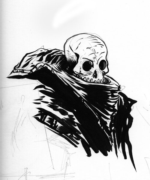Grim Reaper Bust