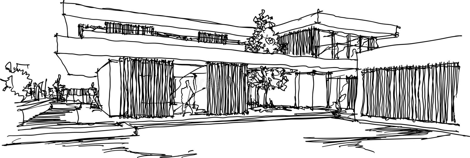 Fancy House Sketch